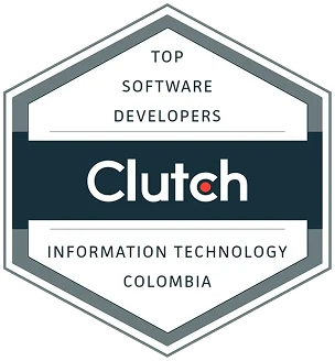 Clutch Top Software Developers 2024 badge